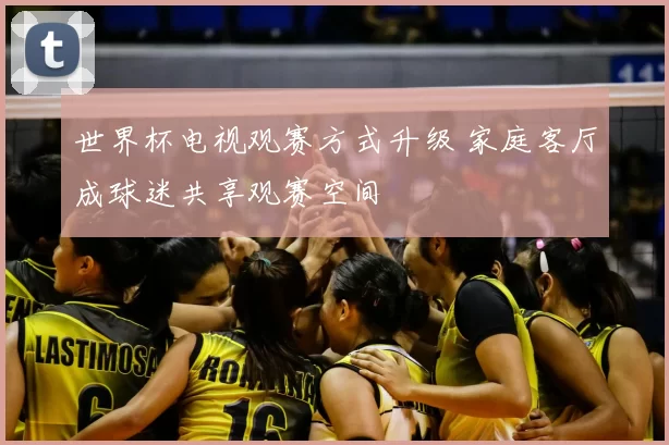 世界杯电视观赛方式升级 家庭客厅成球迷共享观赛空间