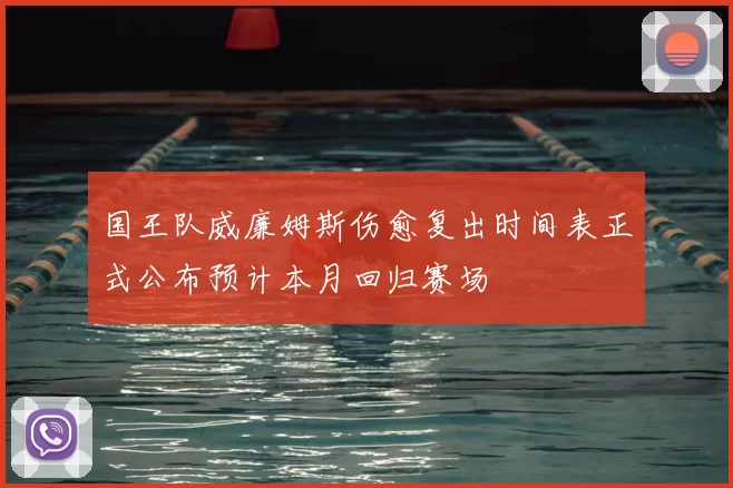 国王队威廉姆斯伤愈复出时间表正式公布预计本月回归赛场